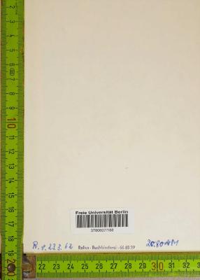 - (Relius), Von Hand: Buchbinder; 'R.v.23.3.62 [Stempel] 20.80DM'. 