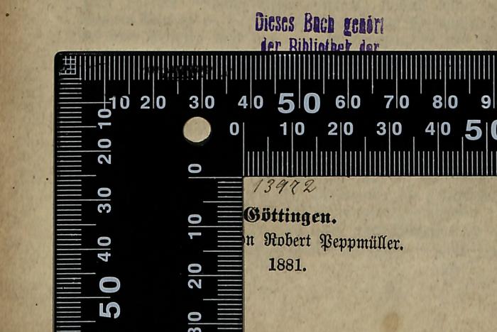 - (Bibliothek der Jüdischen Gemeinde zu Berlin), Von Hand: Exemplarnummer; '13972'. 