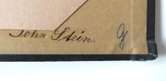 - (Stein, John), Von Hand: Name; 'John Stein.'. 