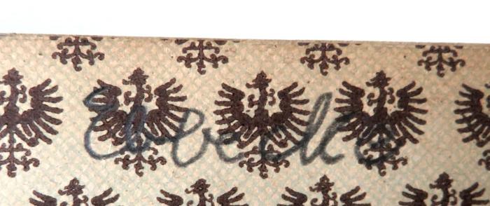 - (Ebbecke, Heinr.), Von Hand: Name; 'Ebbecke'. 