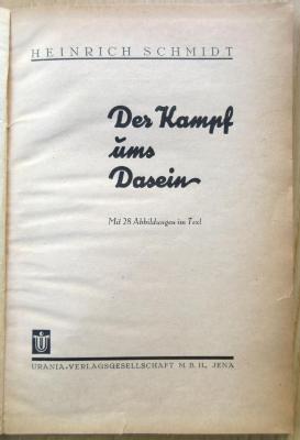 88/80/40584(0) : Der Kampf ums Dasein.
 (1930)