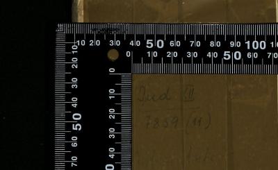 -, Von Hand: Signatur, Inventar-/ Zugangsnummer, Exemplarnummer; 'Jud XII
7839 (11)'