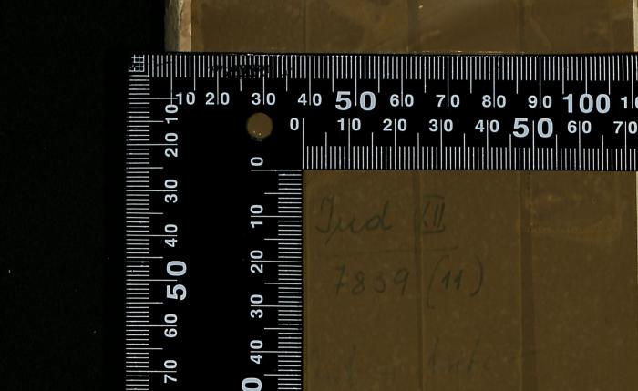 -, Von Hand: Signatur, Inventar-/ Zugangsnummer, Exemplarnummer; 'Jud XII
7839 (11)'
