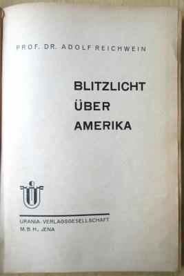 88/80/40264(1) : Blitzlicht über Amerika (1930)