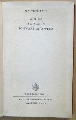 18/80/41466(4) : Afrika zwischen schwarz und weiß
 (1936)