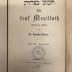 BC 1775 B846 -3: חמש מגלות / Die fünf Megilloth. 3, Klagelieder (1909)