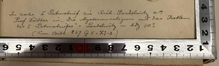 - (Raemakers, Jos.), Von Hand: Notiz; '[Notizen]'. 