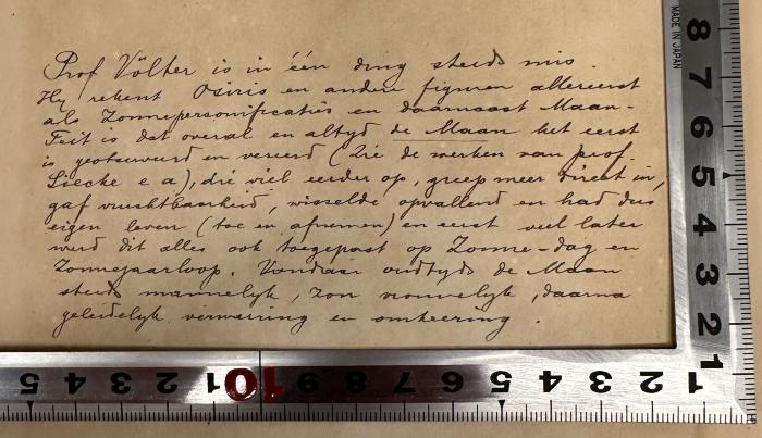 - (Raemakers, Jos.), Von Hand: Annotation; '[Notizen]'. 