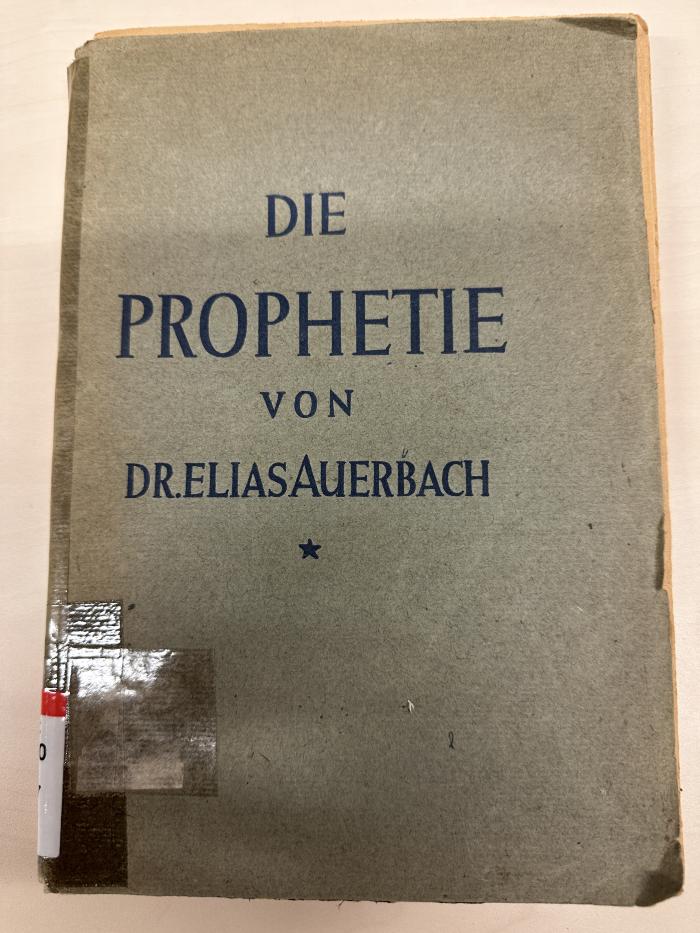 BC 6770 A917 : Die Prophetie (1920)