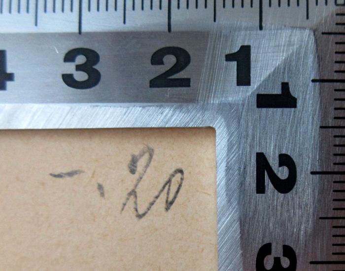 - (Reichsbanner Schwarz-Rot-Gold), Von Hand: Preis; '-.20'. 