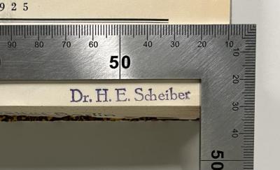 Dr. H. E. Scheiber