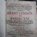  Augustini A Leyser In Regis Poloniarvm Et Principis Electoris Saxonis Avla Consiliarii ... Meditationes Ad Pandectas (1761)