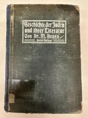 BD 1220 B821-1(3) : Geschichte der Juden und ihrer Literatur. 1, Vom Auszug aus Ägypten bis zum Abschluß des Talmud (1910)