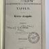 SH 700 G274(10.1895) : Fünfstellige vollständige logarithmische und trigonometrische Tafeln (ca. 1895)