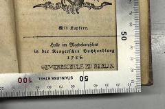 - (Berliner Gewerbeschule), Stempel: Berufsangabe/Titel/Branche, Name, Ortsangabe; 'Gewerbschule zu Berlin'.  (Prototyp)