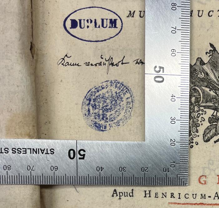 [...] [unleserl. Stempel