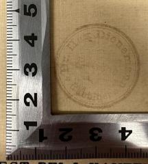 - (Dienemann, Dr. Max), Stempel: Name, Berufsangabe/Titel/Branche; 'Dr. Max Dienemann
Rabbiner'.  (Prototyp)