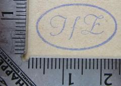 - (Deutsches Institut für Zeitgeschichte), Stempel: Name, Initiale; 'IfZ'.  (Prototyp)