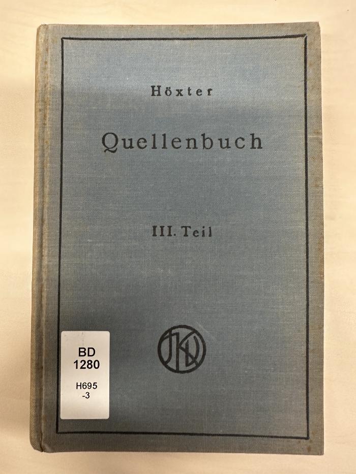 BD 1280 H695-3 : Quellenbuch zur jüdischen Geschichte und Literatur. 3, Deutschland, Frankreich und Italien im Mittelalter (1928)