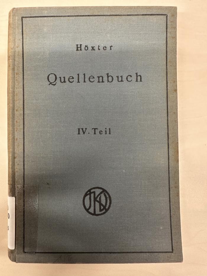 BD 1280 H695-4 : Quellenbuch zur jüdischen Geschichte und Literatur. 4, Europäische Länder in der Neuzeit (1928)