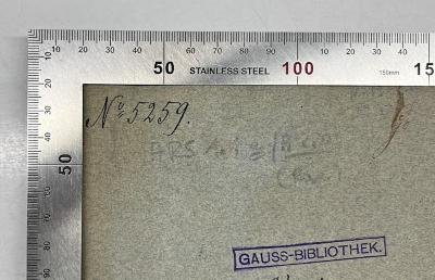 GB M 2088 : Document pour l'histoire des grands fourbes qui ont figuré sur la terre, ou mémoire d'Arson contre Hoëné Wronski, auteurs de divers ouvrages sur les mathématiques (1818);-, Von Hand: Nummer; 'No=5259.'