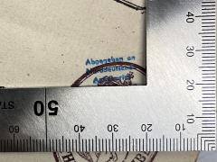- (Norddeutsches Antiquariat ), Stempel: Name, Berufsangabe/Titel/Branche; 'Abgegeben an Norddeutsches Antiquariat'.  (Prototyp)