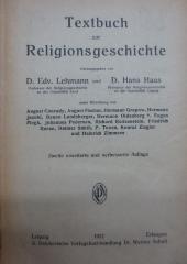 I 74049 b 3. Ex.: Textbuch zur Religionsgeschichte (1922)