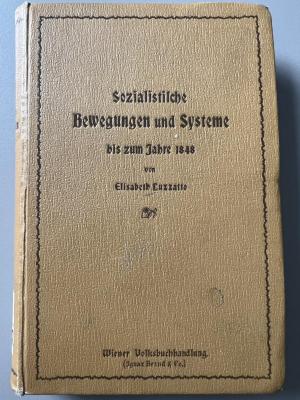00/9120 : Sozialistische Bewegungen und Systeme bis zum Jahre 1848 (1910)