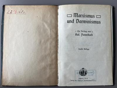 00/9569 : Marxismus und Darwinismus (1914)