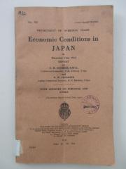 Ieb 501 : Economic Conditions in Japan to December 31st, 1932 Report /1933-1934 Report (1933 / 1935)