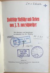 M 271 217:2 : Politische Aufsätze und Reden von J. B. von Schweitzer (1912)