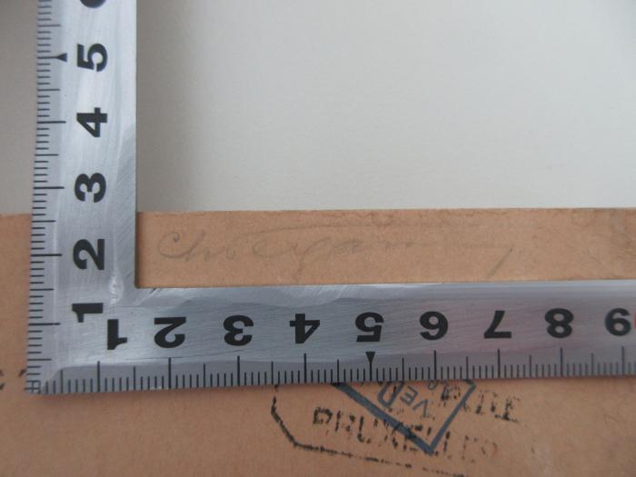 - (Bibliothèque de la Société royale belge de géographie), Von Hand: ; 'Ch. (Bergaming)'. 
