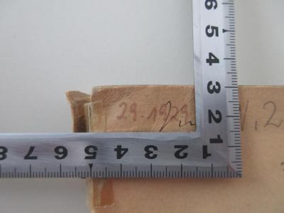 - (Bücherei Mendelssohn & Co.), Von Hand: Datum; '29.1929'. 