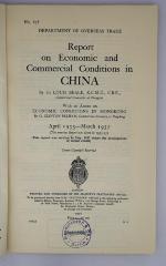 Iec 425 : Report on Economic and Commercial Conditions in China (1937)