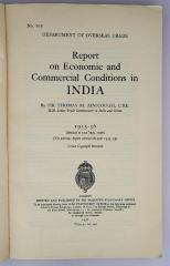 Ied 630 : Report on Economic and Commercial Conditions in India (1936)