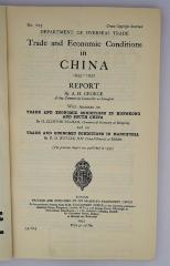 Iec 425 : Trade and Economic Conditions in China (1935)