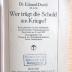 M 271a 143 : Wer trägt die Schuld am Kriege?  (1917)