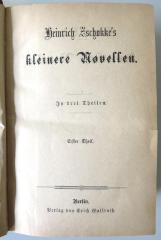 Z 6953 : Kleinere Novellen. In drei Theilen. (o. J.)