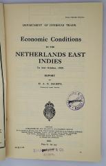 Ief 343 : Economic Conditions in the Netherlands East Indies (1929)