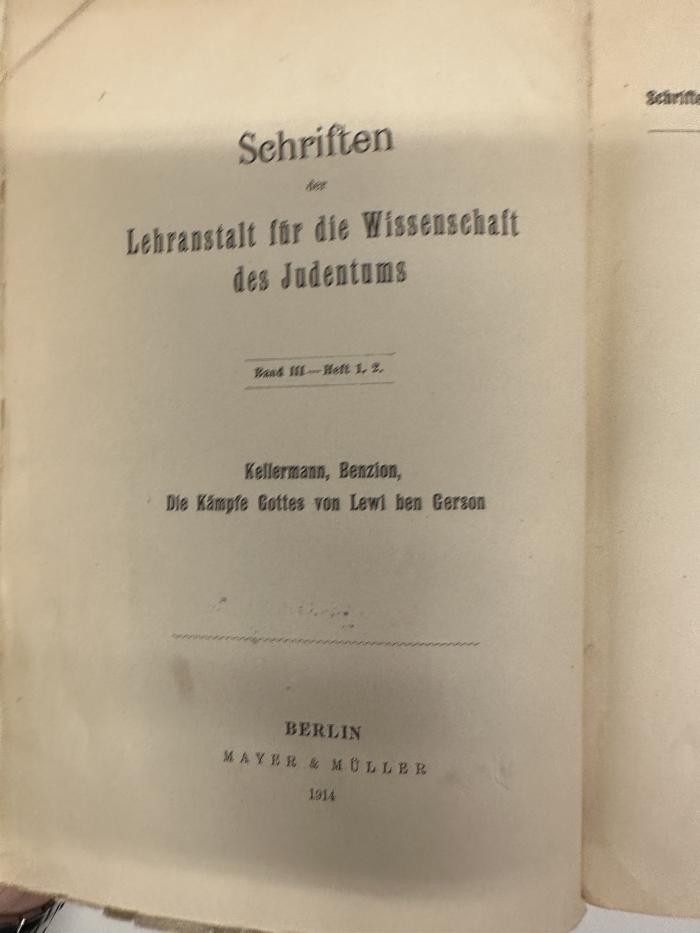 BD 4554 M644D-1/2 : Die Kämpfe Gottes. 1 (1914)