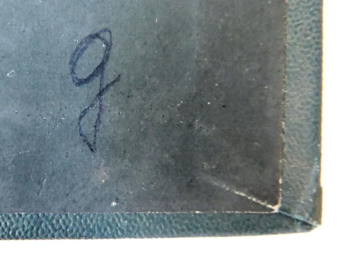 - (unbekannt), Von Hand: Zeichen; 'G'. 