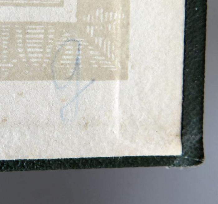- (unbekannt), Von Hand: Zeichen; 'G'. 