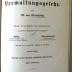 R 3086 : Die neuen Preußischen Verwaltungsgesetze. Erster Band. (1896)