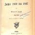 G 3230 : Geschichte der Jahre 1860 bis 1867. Bd. 1-2. (1869)