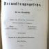 R 3086 : Die neuen Preußischen Verwaltungsgesetze. Zweiter Band. (1896)
