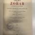 BD 4870 Z85 P3-4 : Sepher ha-Zohar. 4 (1909)