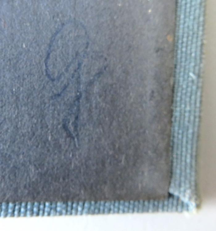 - (unbekannt), Von Hand: Zeichen; 'G'. 