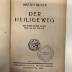 BD 6070 H466+2 : Der heilige Weg (1919)