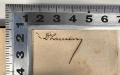 - (Lammy, Dr. (?)), Von Hand: Autogramm, Name; 'Dr. Lammy'. 