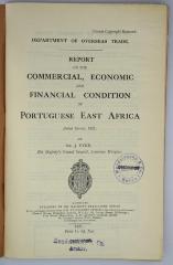 Id 1167 : Report on the Commercial, Economic and Financial Condition of Portuguese East Africa (1927)